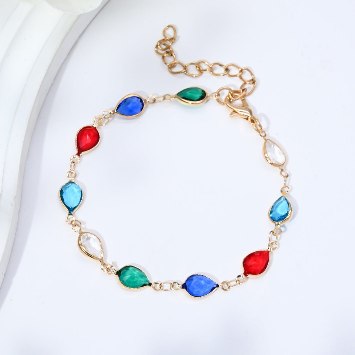Wholesale Heart-shaped butterfly and flower bracelet