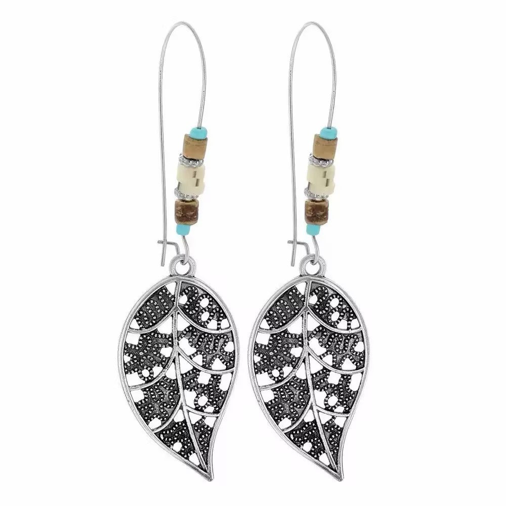 Wholesale Ethnic Style Geometric Acrylic Turquoise Earrings for Women Fashion Jewelry