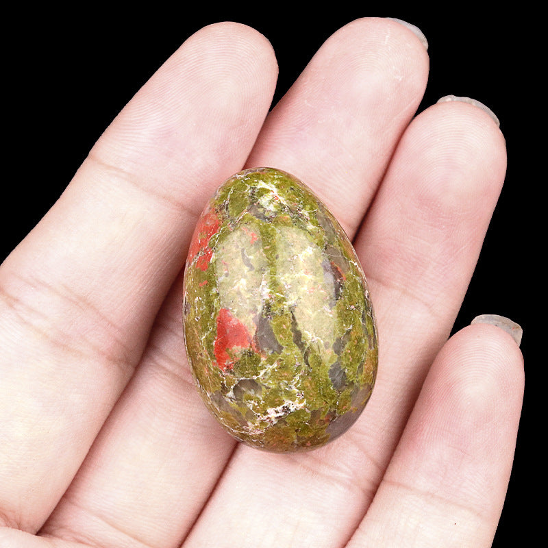 Wholesale 30mm Crystal Jade Easter Colored Eggs ACC-DS-KeSuo001