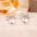Wholesale Silver Bow Love Stud Earrings