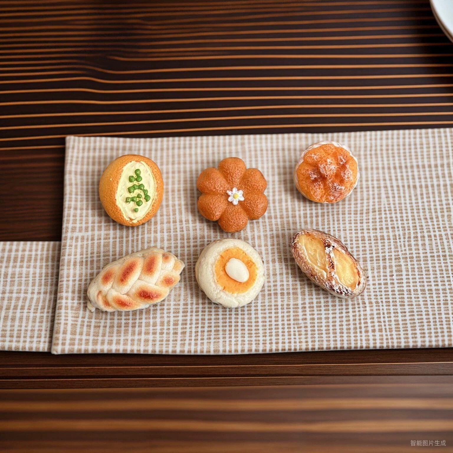 Wholesale Trendy French Bread Fridge Magnet European Bakery Design Mini Sticker for Office Decor or DIY Accessory