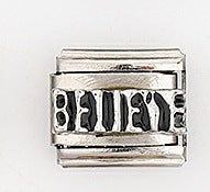 Wholesale Stainless Steel Italian Charm Bracelet Love Letter DIY Elastic Band Unisex Everyday Jewelry Accessory