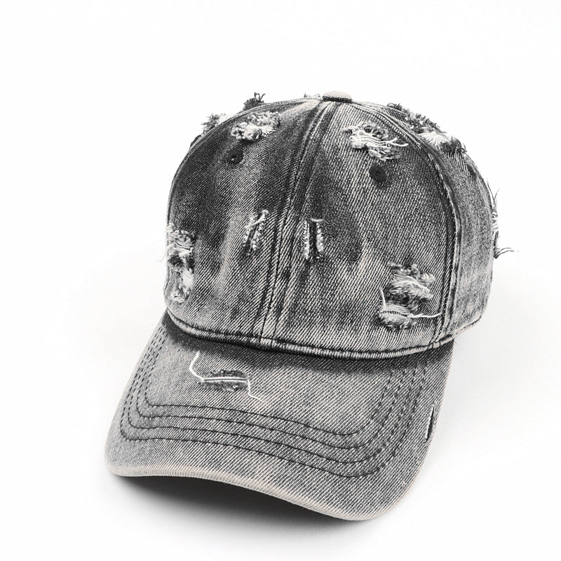 Wholesale Vintage Washed Denim Baseball Cap