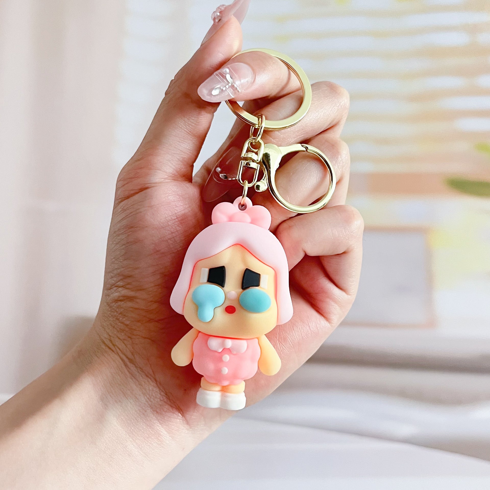 Wholesale Cute Soft Glue Cartoon Doll Car Keychain  ACCVIP
