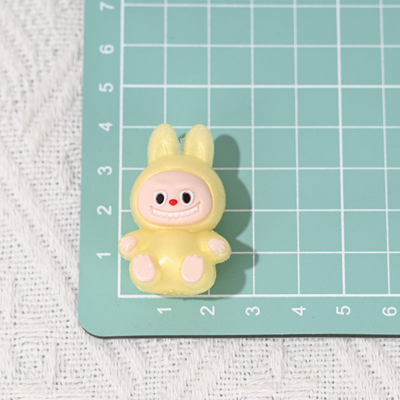 Wholesale 10pcs Rubber Cute Cartoon Beads DIY Bead Accessories