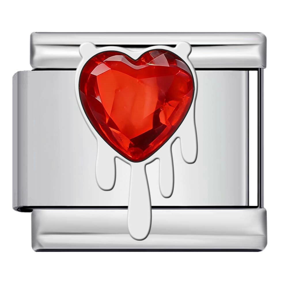 Wholesale 9mm Italian Charm Starter Bracelets DIY square Single Section Creative Stainless Steel Composable Bracelet