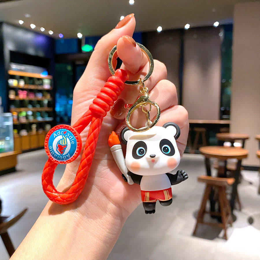 Wholesale Sports Panda Keychains Pendants ACC-KC-GongZ025