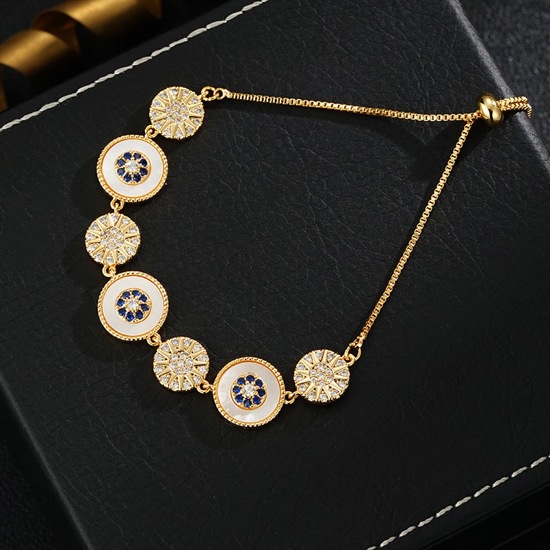 Wholesale  shell drawable adjustable bracelet