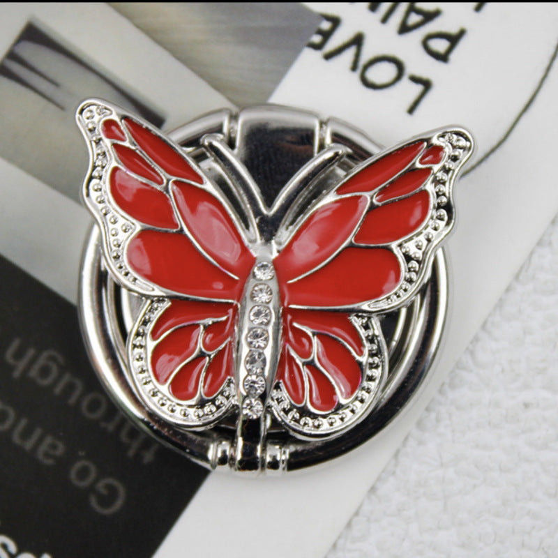 Wholesale Metal Butterfly Ring Buckle phone stand