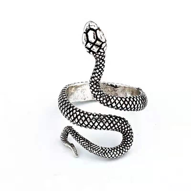 Wholesale Snake Shape Cool Vintage Open Ring ACC-RS-NaiHong002
