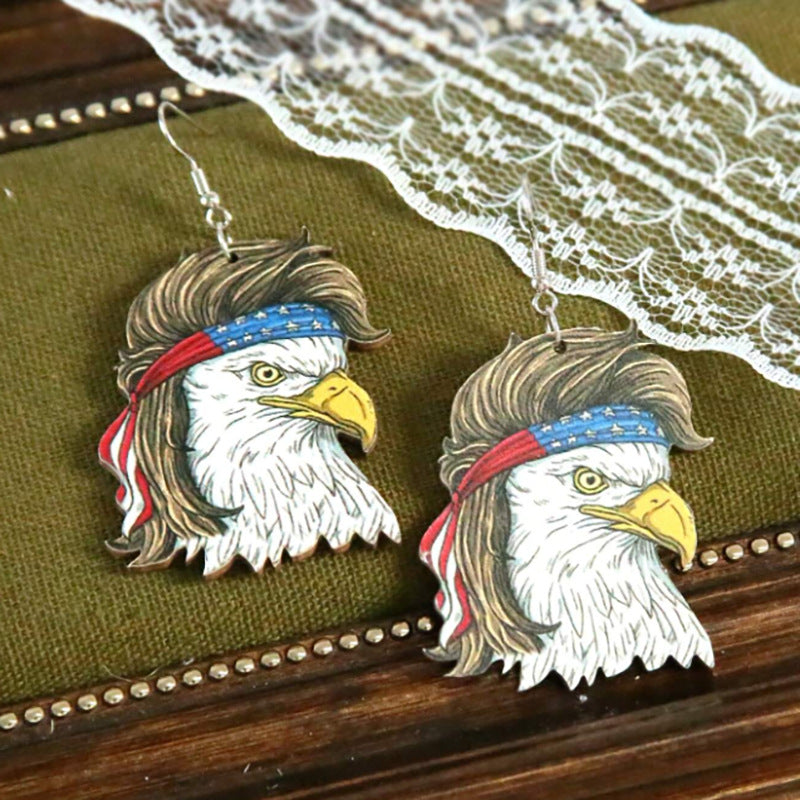 Wholesale  Independence Day Eagle earrings