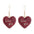 Wholesale Valentine's Day Dropping Oil Love Letter Envelope  Earrings