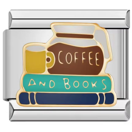 Wholesale 9mm Italian Charm Starter Bracelets DIY square Single Section Creative Stainless Steel Composable Bracelet