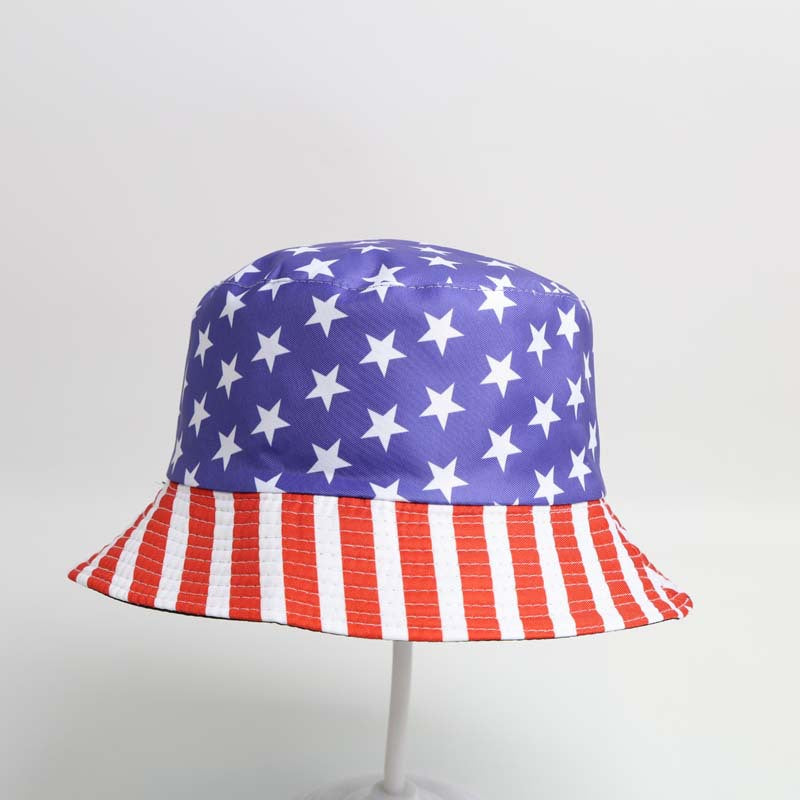 Wholesale  Flag Independence Day National Day Printed Bucket Hat