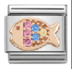 Wholesale Italian Charm Bracelet 9mm DIY Splicing Creative Pattern Stainless Steel Composable Bracelet