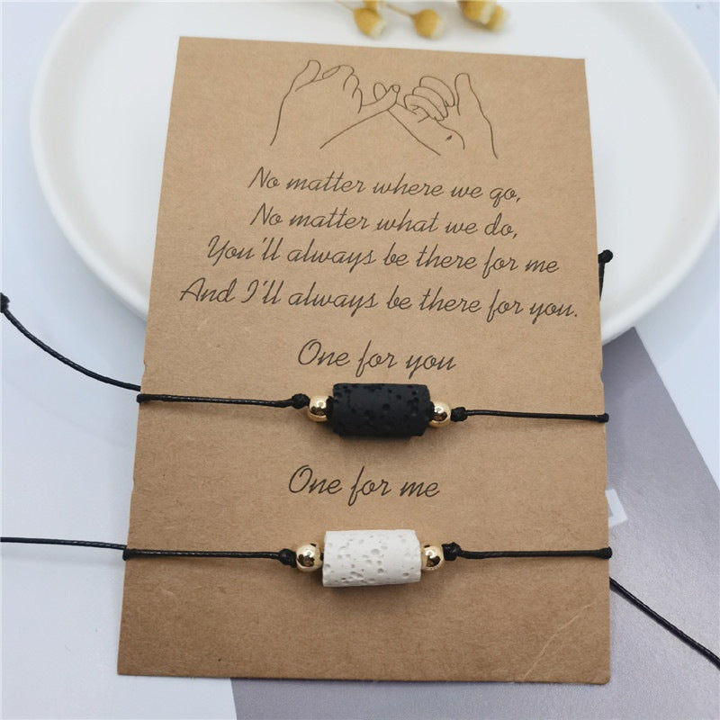 Wholesale  Alloy Sunflower  Woven Card Bracelet