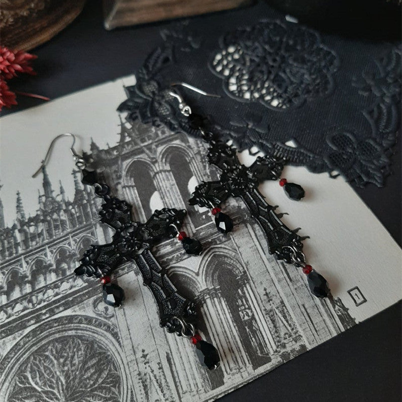 Wholesale  Gothic Anh Cross Earring
