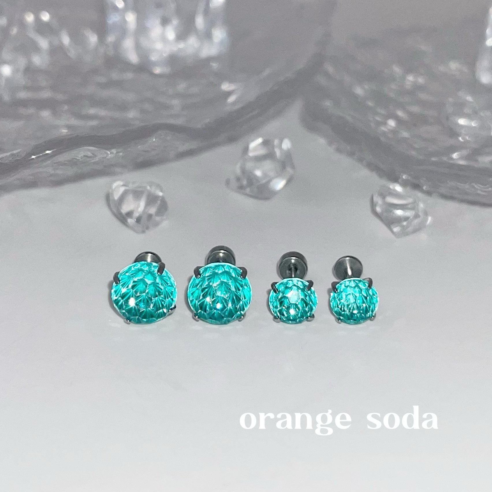 Wholesale Fireworks Titanium Steel Ear Bone Stud Earrings