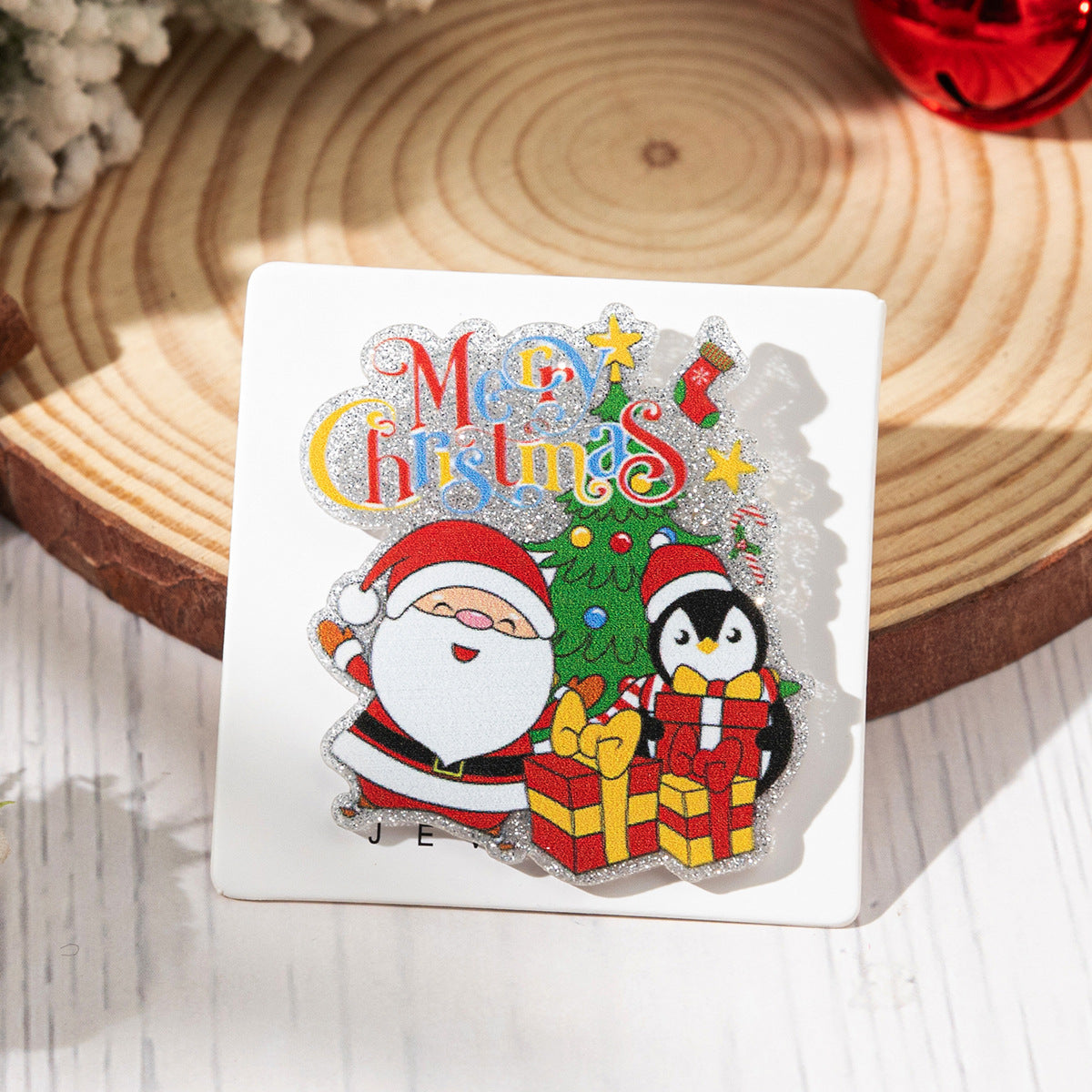 Wholesale Christmas Santa Party Decorative Brooch