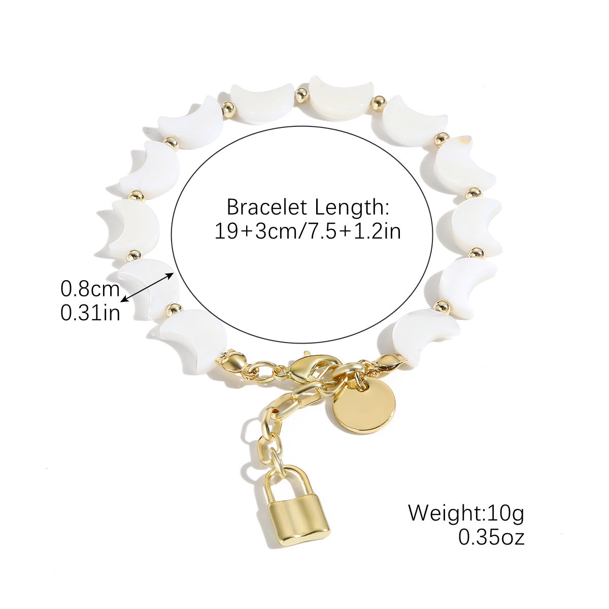 Wholesale Boho Style Pearl Starfish Pendant Shell Bracelet Bohemian ACC-BT-ManYi002