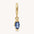 Wholesale December Birthstone Pendant  Mother's Day Color Preservation Vacuum Furnace Plating 18K Gold Necklaces