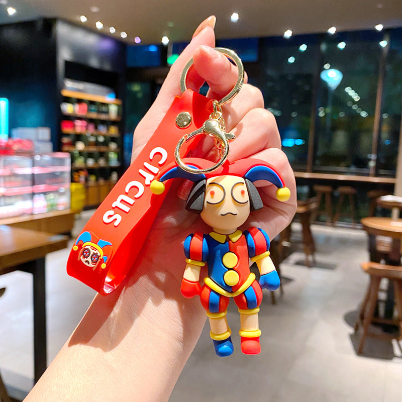 Wholesale PVC Soft Glue Cute Keychain Creative Keychain ACC-KC-Gongz011