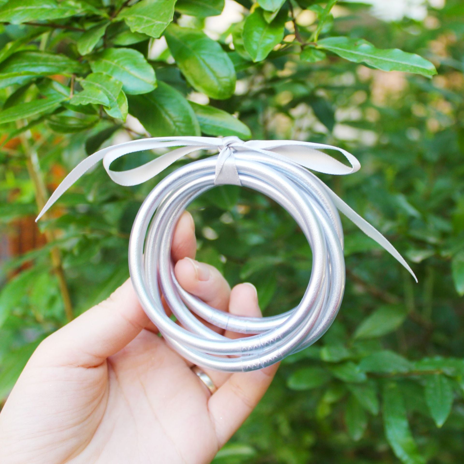 Wholesale Gold Foil Plastic Bracelet Silicone Gold Powder Jelly Bangles ACC-BT-YTian003