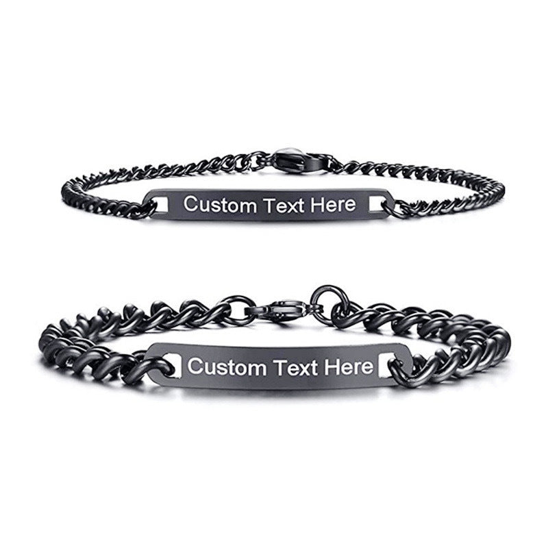 Wholesale  Titanium Steel Couple Bracelet