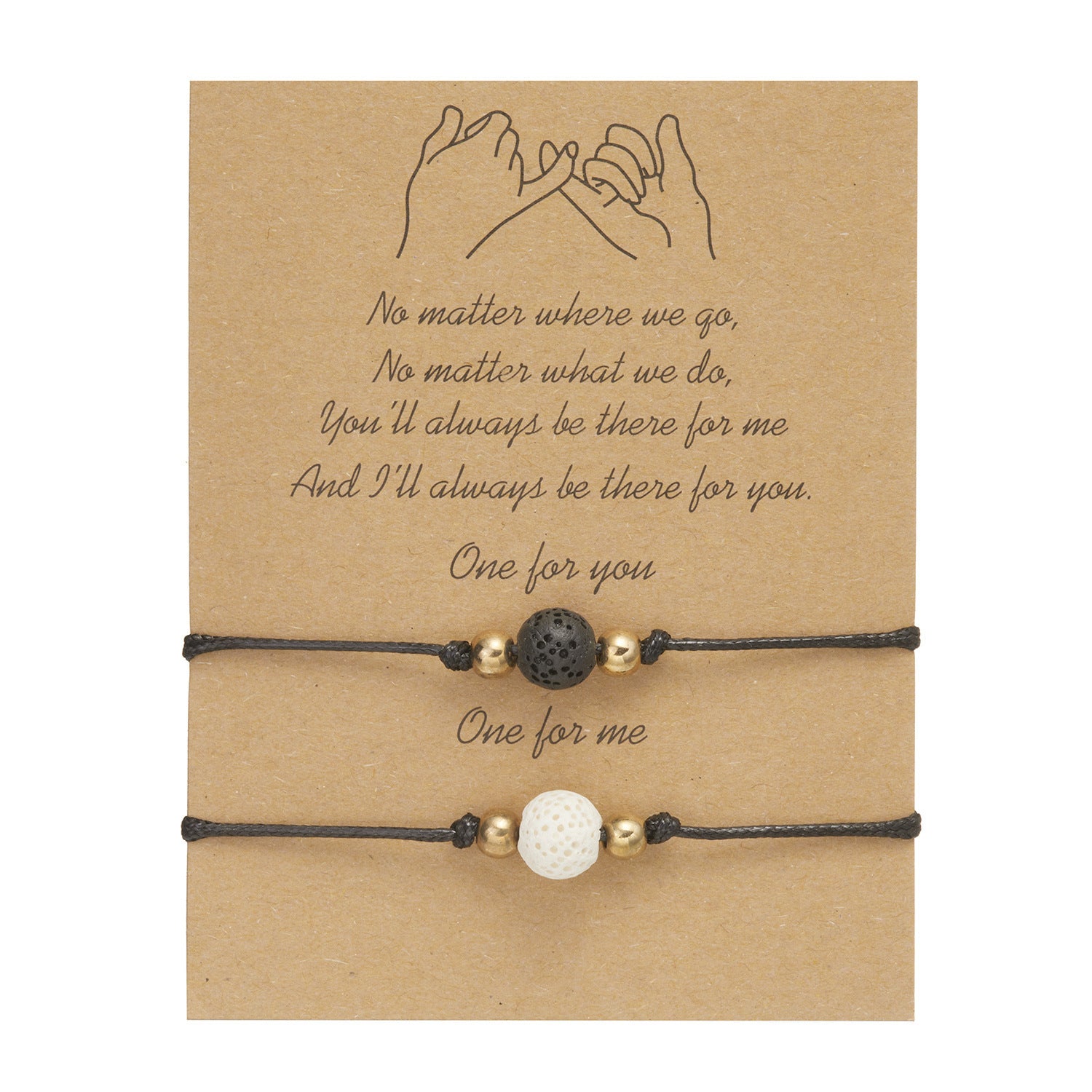 Wholesale Alloy Braided Adjustable Couple Bracelet