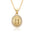 Wholesale  fashion  religious copper micro inlaid zircon pendant  necklace