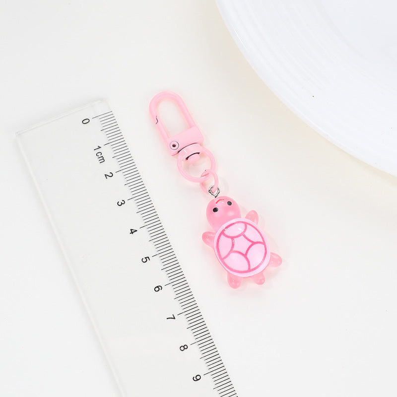 Wholesale Turtle Keychain Luminous Color Keychains
