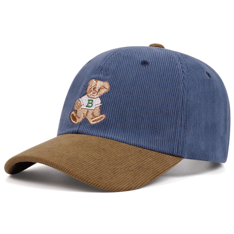 Wholesale Cute Bear Embroidery Baseball Cap
