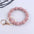 Wholesale  food grade silicone beads spacer beads bracelet beaded wrist keychain