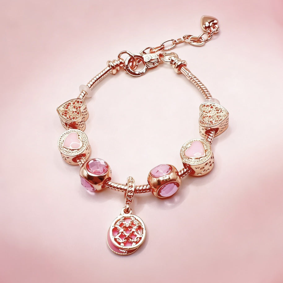 Wholesale Swan Heart Design Bracelet Gold Fashion Accessory Gift for Women