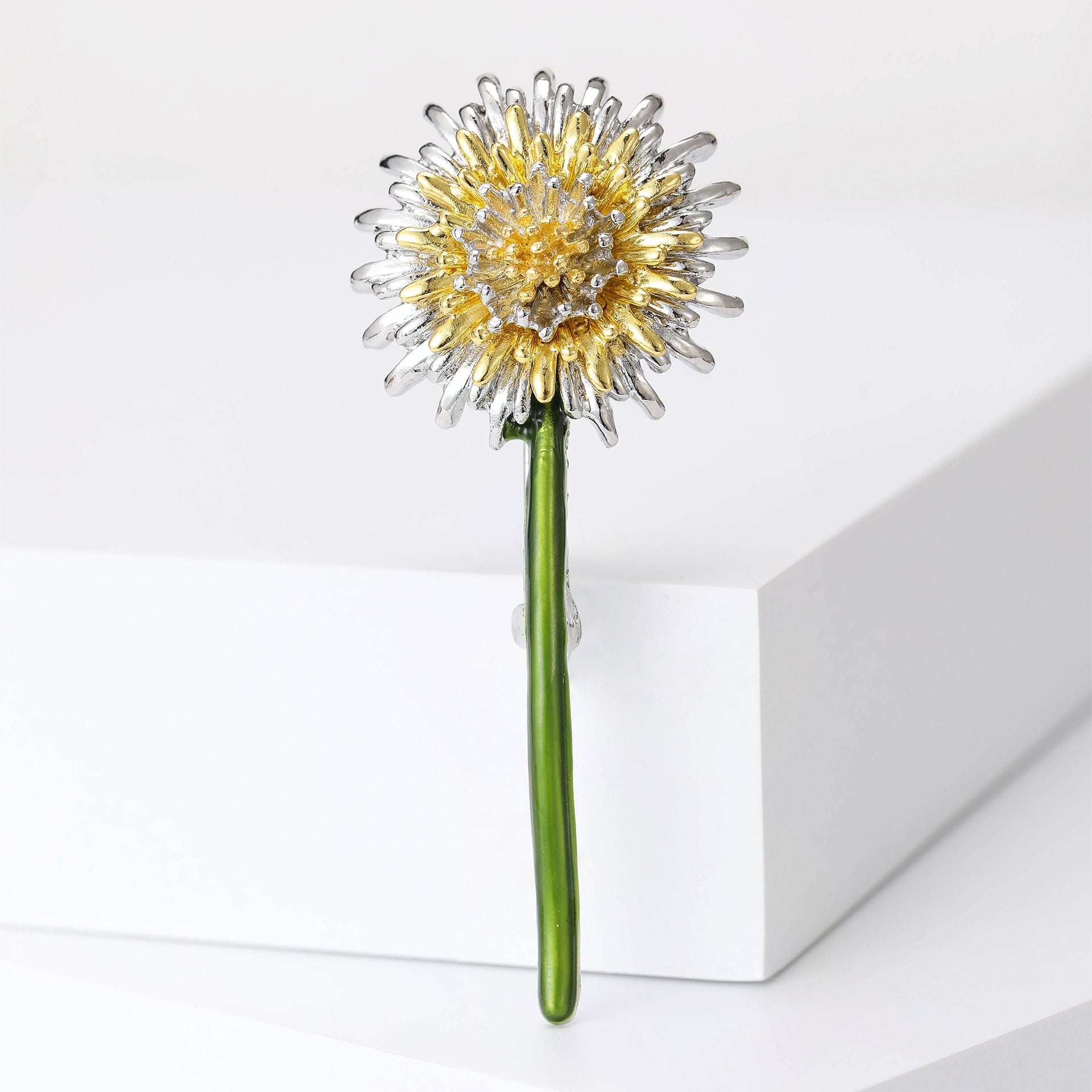 Wholesale Dandelion Brooch For Women Chic Alloy Flower Pin Casual Fashion Accessory Gift Idea For Boutique Resale