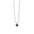 Wholesale S925 sterling silver shining olive green zircon necklace