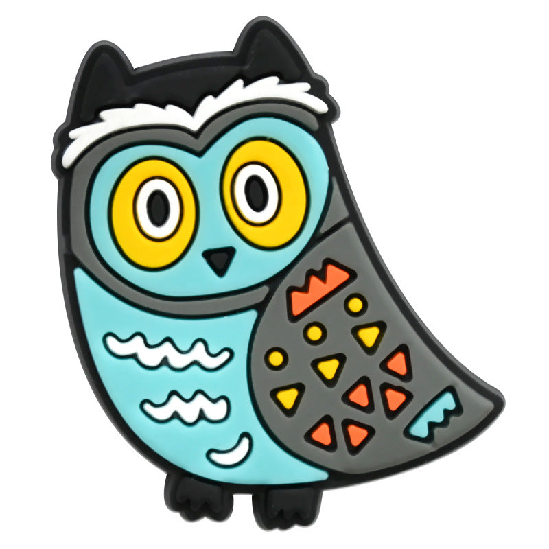 Wholesale Random 100pcs Halloween PVC Soft Rubber Shoe Buckle Decoration ACC-SC-RYY071