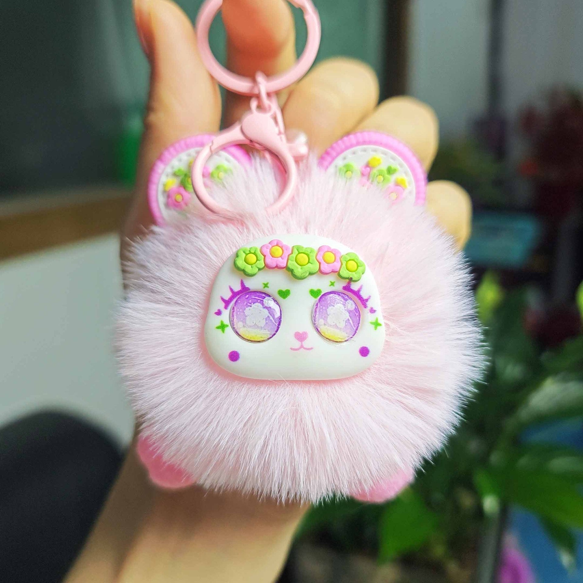 Wholesale Cute cartoon plush keychain