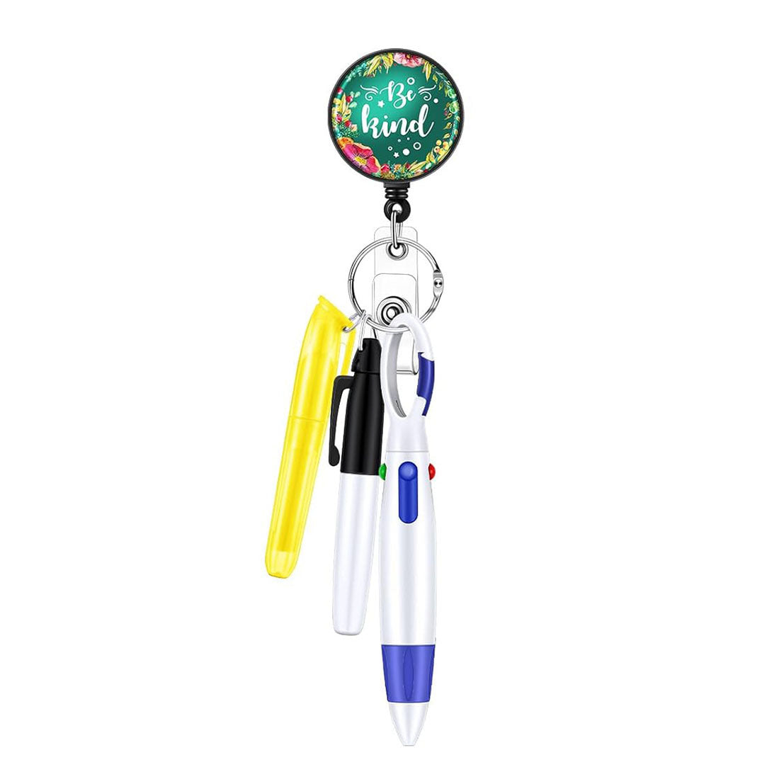 Wholesale Nurse Pen Retractable Badge Reels Keychains Set ACC-KC-XinDing001