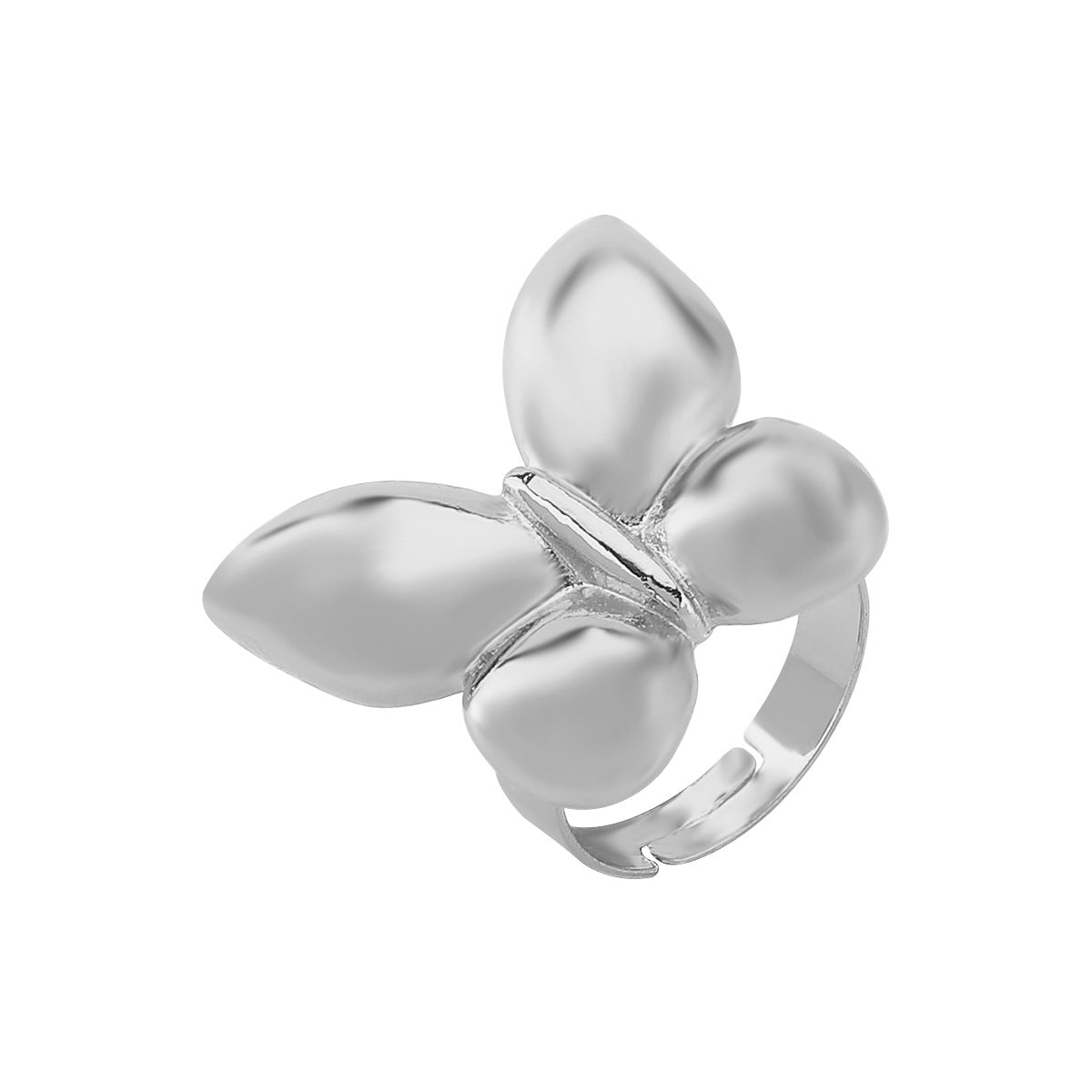 Orecchini a farfalla all'ingrosso Stessa collana di cera Anello in lega tutto-fiammifero