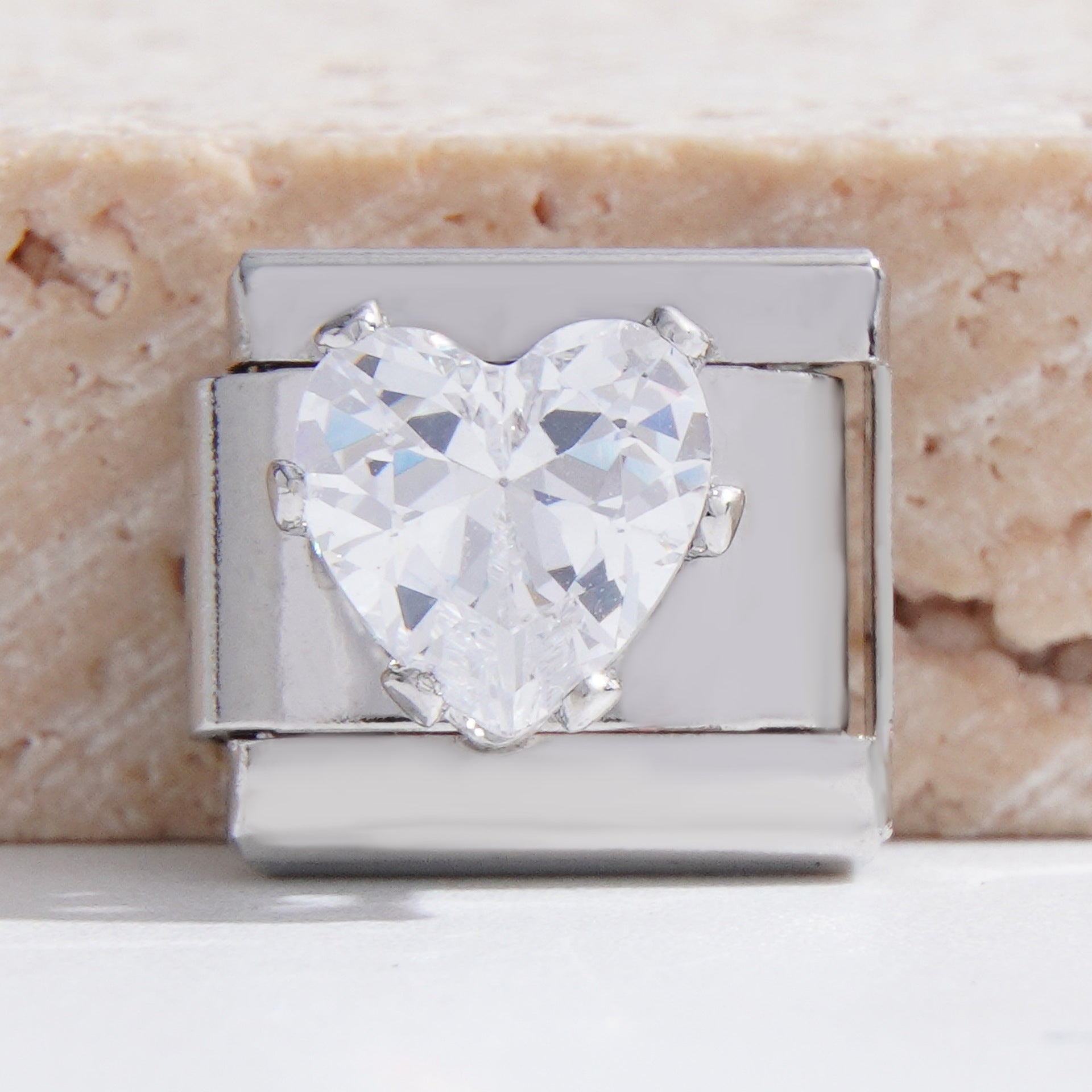 Wholesale 9mm Italian Charm Starter Bracelets DIY square Single Section Creative Stainless Steel Composable Bracelet