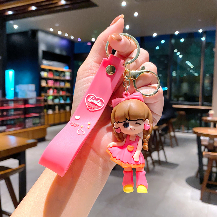 Wholesale Cartoon Dancing Little Girl Cute Keychain Creative Keychain ACC-KC-Gongz001