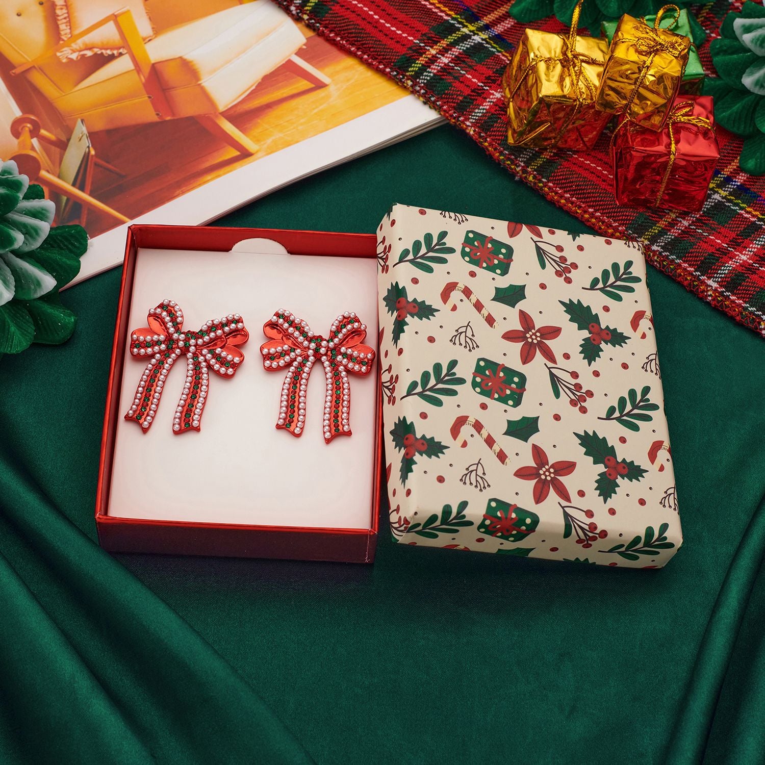 Wholesale Butterfly Earrings, Colored Glazed Silver Needle Earrings ACC-ES-HuaChuang012