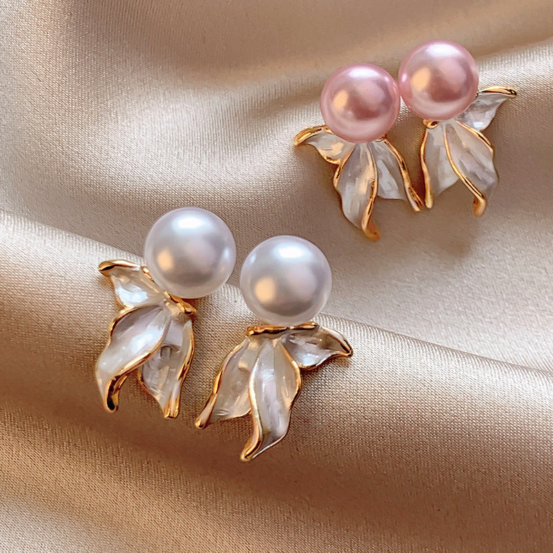 Wholesale  Pearl Geometric Earrings  Luxury  Earrings