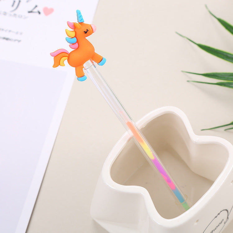 Wholesale Creative cute flamingo colored gel pen