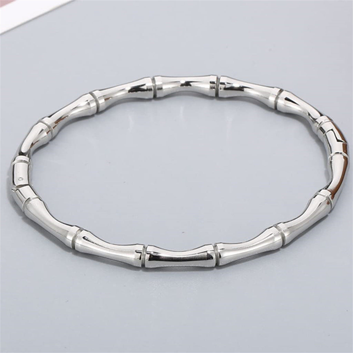 Bracciale in bambù galvanico sottovuoto in acciaio inossidabile all'ingrosso