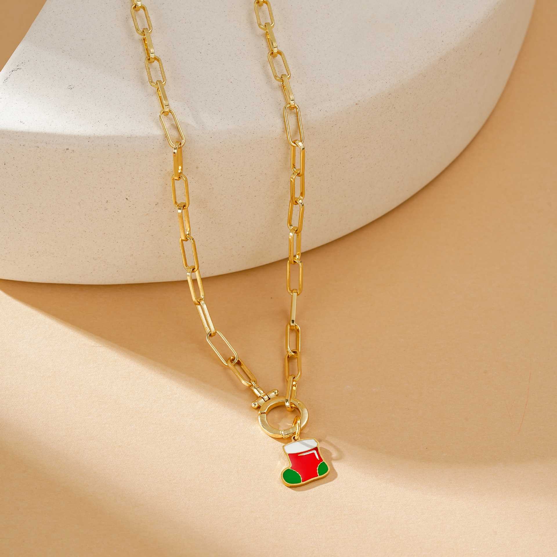 Wholesale Christmas Cartoon Oil Drop Bracelet