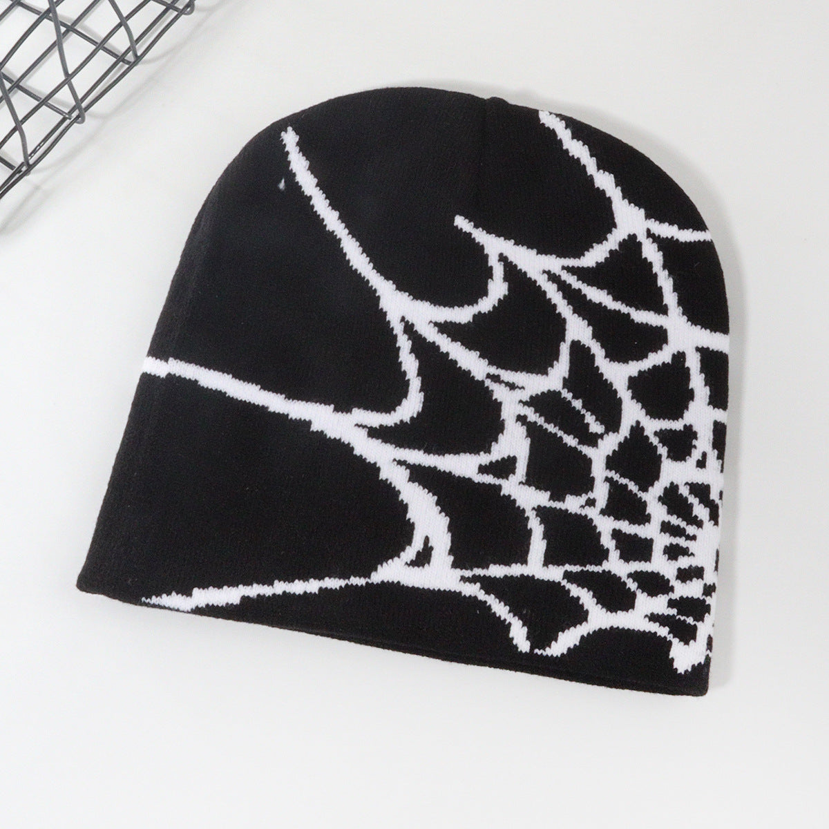 Wholesale  spider web knitted hat beanie