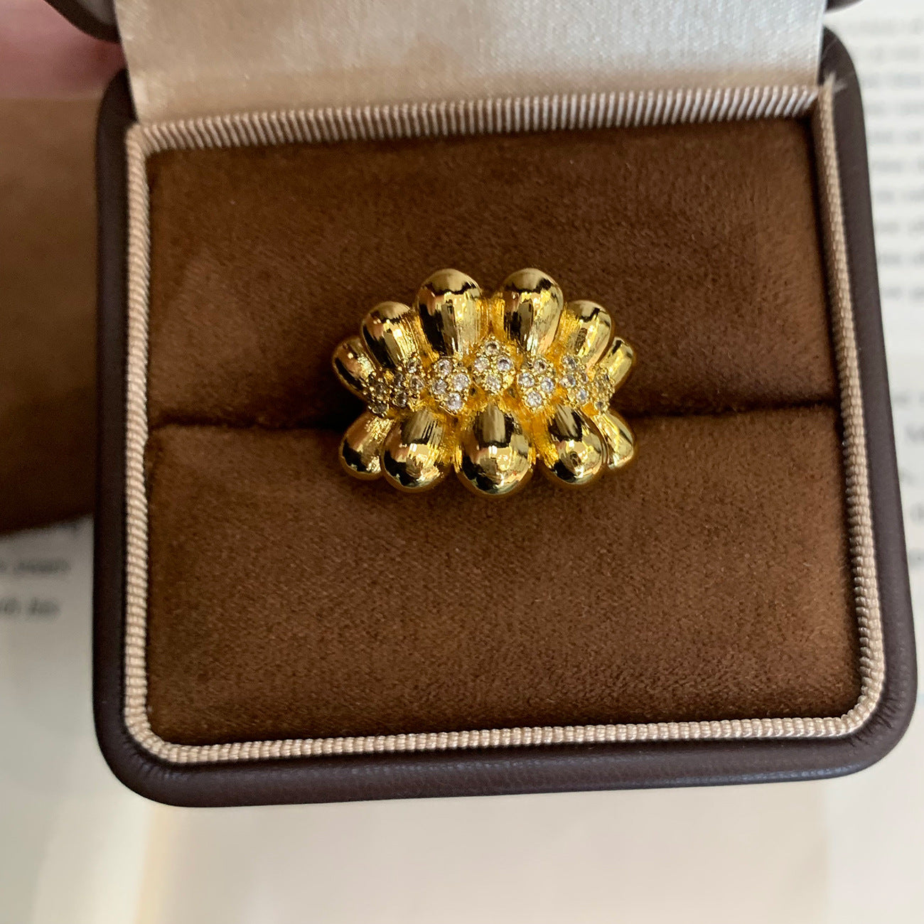 Wholesale  Three-dimensional Coffee Bean Ring