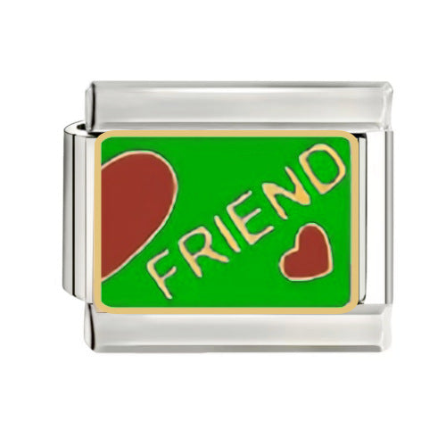 Wholesale  Italian Charm Bracelet 9mm DIY Oil-Drip Color Creative Stainless Steel Composable Bracelet